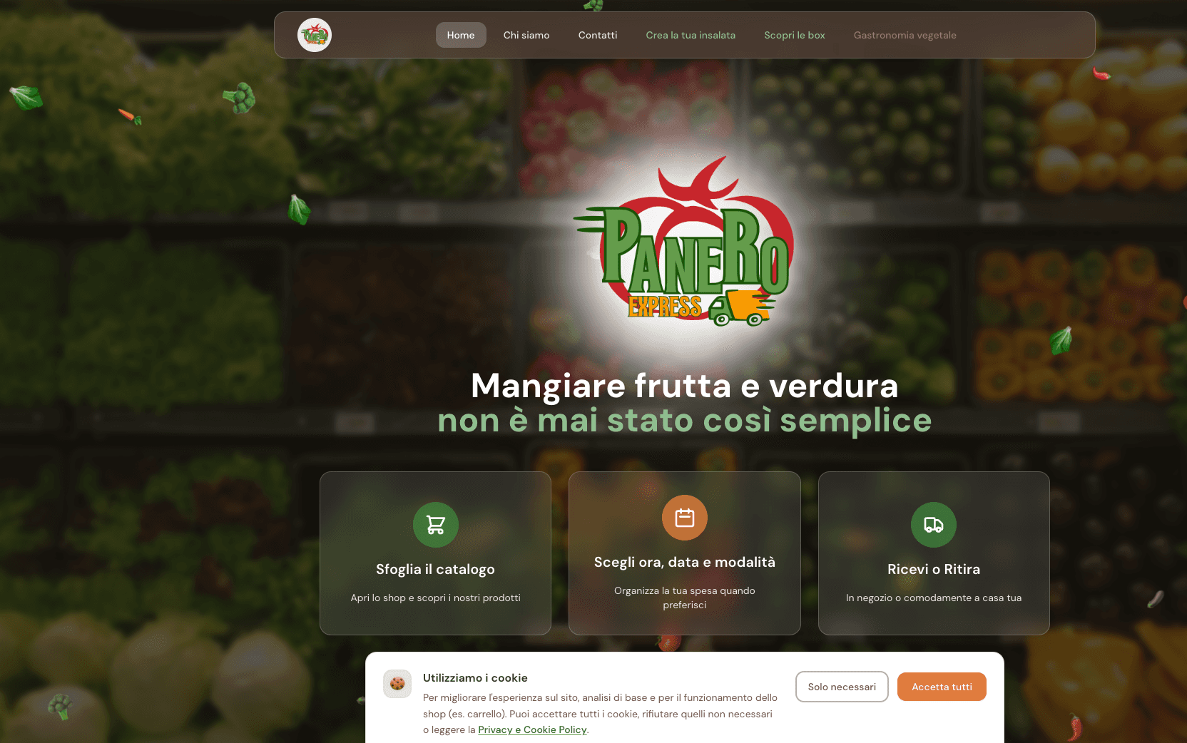 Website preview Ortofrutta Panero